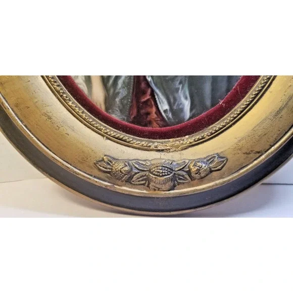 Print of The Honourable Mrs Graham by Gainsborough Antique Oval Bubble Frame